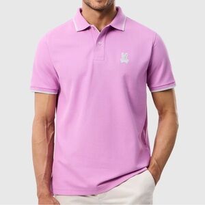 Psycho Bunny Mens Houston Pique Polo Shirt Sz 8 (XXL) in Violet - Like New